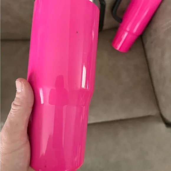 Stanley Neon Pink & Neon Yellow Travel Tumblers - Set of Three - Picture 9 of 10